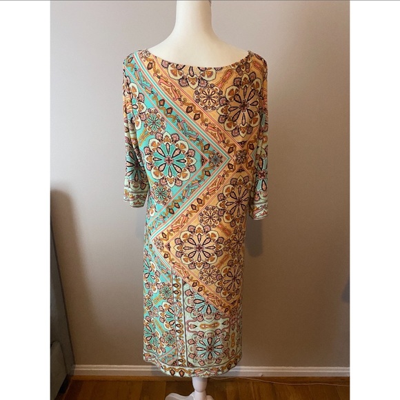 Shelby & Palmer print long sleeve dress - Picture 3 of 6